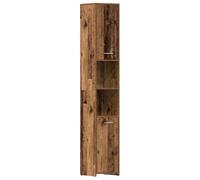 vidaXL Mobile da Bagno Legno Antico 30x30x183,5 cm in Legno Tecnico