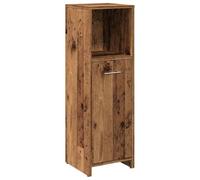 vidaXL Mobile da Bagno Legno Antico 30x30x95 cm in Legno Multistrato