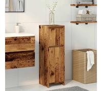 vidaXL Mobile da bagno Legno Antico 30x30x95 cm in legno multistrato