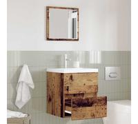 vidaXL Mobile da Bagno Legno vecchio 41 x 38,5 x 45 cm