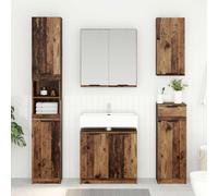 vidaXL Mobile da Bagno Legno vecchio 64,5 x 33,5 x 59 cm