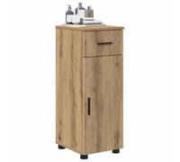 vidaXL Mobile da Bagno Rovere artigianale 30 x 35 x 80 cm