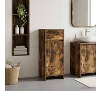 vidaXL Mobile da Bagno Rovere Fumo 35 x 36,5 x 85 cm