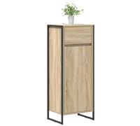 vidaXL Mobile da Bagno Sonoma 40 x 30 x 100 cm Legno ingegnerizzato