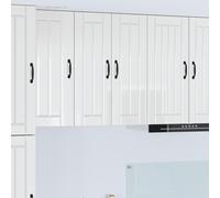 vidaXL Mobile da cucina Bianco Lucido 60 x 31 x 80 cm