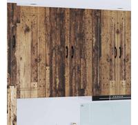 vidaXL Mobile da cucina con lo scaffale Legno vecchio 30 x 31 x 100 cm