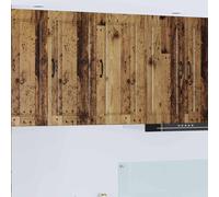 vidaXL Mobile da cucina con lo scaffale Legno vecchio 40 x 31 x 80 cm