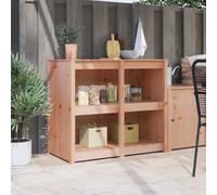 vidaXL Mobile da cucina con lo scaffale Marrone 106 x 55 x 92 cm