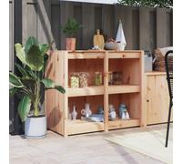 vidaXL Mobile da Cucina da Esterno MEPPEL 106x55x92 cm Legno Massello di Pino