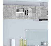 vidaXL Mobile da cucina Grigio cemento 80 x 31 x 40 cm