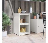 vidaXL Mobile da cucina MEPPEL Bianco 55 x 55 x 92 cm Pino massello