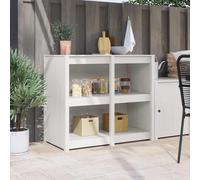 vidaXL Mobile da cucina MEPPEL Bianco caldo 106 x 55 x 92 cm