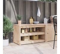 vidaXL Mobile da cucina MEPPEL Rovere Marrone 106 x 55 x 64 cm