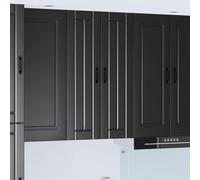 vidaXL Mobile da cucina Nero 60 x 31 x 100 cm Legno multistrato