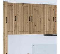 vidaXL Mobile da cucina Rovere artigianale 80 x 31 x 80 cm