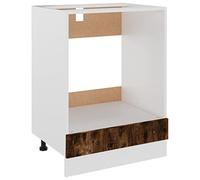 vidaXL Mobile da Forno Rovere Fumo 60x46x81,5 cm in Legno Multistrato