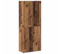 vidaXL Set di 2 armadietti in legno massello riciclato