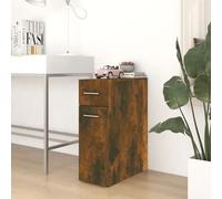 vidaXL Mobile Farmacia Rovere Fumo 20x45,5x60 cm in Legno Multistrato