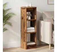 vidaXL Mobile laterale Legno vecchio 40 x 40 x 100 cm