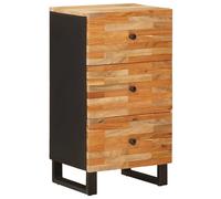 vidaXL Mobile laterale Marrone 40 x 33 x 75 cm Legno di mango massello
