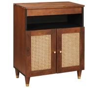 vidaXL Mobile laterale Marrone 60 x 33,5 x 75 cm