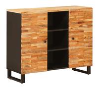 vidaXL Mobile laterale Marrone 90 x 33 x 75 cm Legno di mango massello