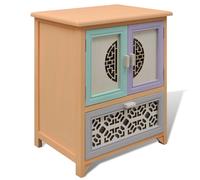 vidaXL Mobile laterale Multicolore 46 x 34 x 55.5 cm