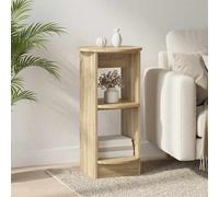vidaXL Armadietto laterale in legno di quercia Sonoma, mobiletto moderno, in legno ingegnerizzato resistente, rettangolare, elegante organizer per la casa per soggiorno, design minimalista