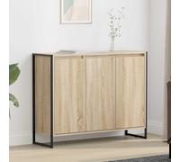 vidaXL Mobile laterale Sonoma 96,5 x 30 x 75 cm Legno ingegnerizzato