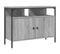 vidaXL Mobile Lavabo Bagno Grigio Sonoma 80x30x60 cm Legno Multistrato