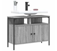 vidaXL Mobile Lavabo Bagno Grigio Sonoma 80x30x60 cm Legno Multistrato