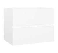 vidaXL Mobile Lavabo Bianco 60x38,5x45 cm in Legno Multistrato