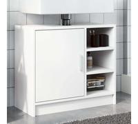 vidaXL Mobile Lavabo Bianco 63x29x55 cm in Truciolato