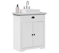 vidaXL Mobile Lavabo da Bagno BODO Bianco 70x35x80 cm