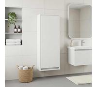 vidaXL Mobile lavabo da parete Bianco 35 x 20 x 81 cm