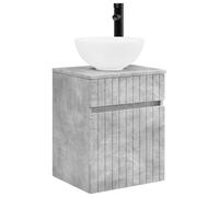 vidaXL Mobile lavabo da parete Grigio Cemento 39 x 35 x 63 cm,