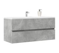 vidaXL Mobile Lavabo Grigio Cemento 100x38,5x45cm in Legno Multistrato