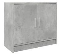 vidaXL Mobile Lavabo Grigio Cemento 63x29x55 cm in Legno Multistrato