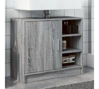 vidaXL Mobile Lavabo Grigio Sonoma 63x29x55 cm in Legno Multistrato