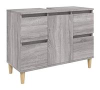 VIDAXL - Mobile Lavabo Grigio Sonoma 80x33x60 Cm In Legno Multistrato
