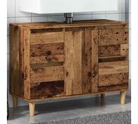 vidaXL Mobile Lavabo Legno Antico 80x33x60 cm in Legno Multistrato