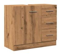 vidaXL Mobile Lavabo Rovere Artigianale 63x30x54 cm in Truciolato, Mobile lavabo Bagno, mobiletto lavabo Bagno, armadietto lavabo Bagno