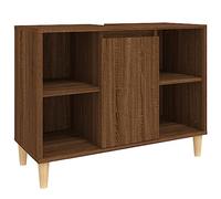 Mobile Lavabo Rovere Marrone 80x33x60 cm in Legno Multistrato