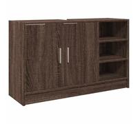 vidaXL Mobile Lavabo Rovere Marrone 90x29x55 cm in Truciolare