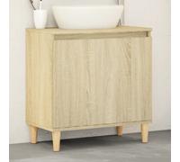 vidaXL Mobile Lavabo Rovere Sonoma 58x33x60 cm in Legno Multistrato