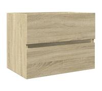 vidaXL Mobile Lavabo Rovere Sonoma 60x38,5x45 cm in Legno Multistrato