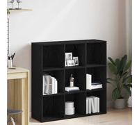 vidaXL Mobile libreria Rovere Nero 98x29x97,5 cm in Legno Multistrato