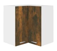 vidaXL Mobile Pensile Angolo “Lyon” Rovere Fumo 57x57x60 cm