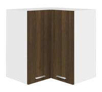 VIDAXL - Mobile Pensile Angolo Lyon Rovere Marrone 57x57x60