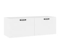 Mobile Pensile Bianco 100x36,5x35 cm Legno Multistrato